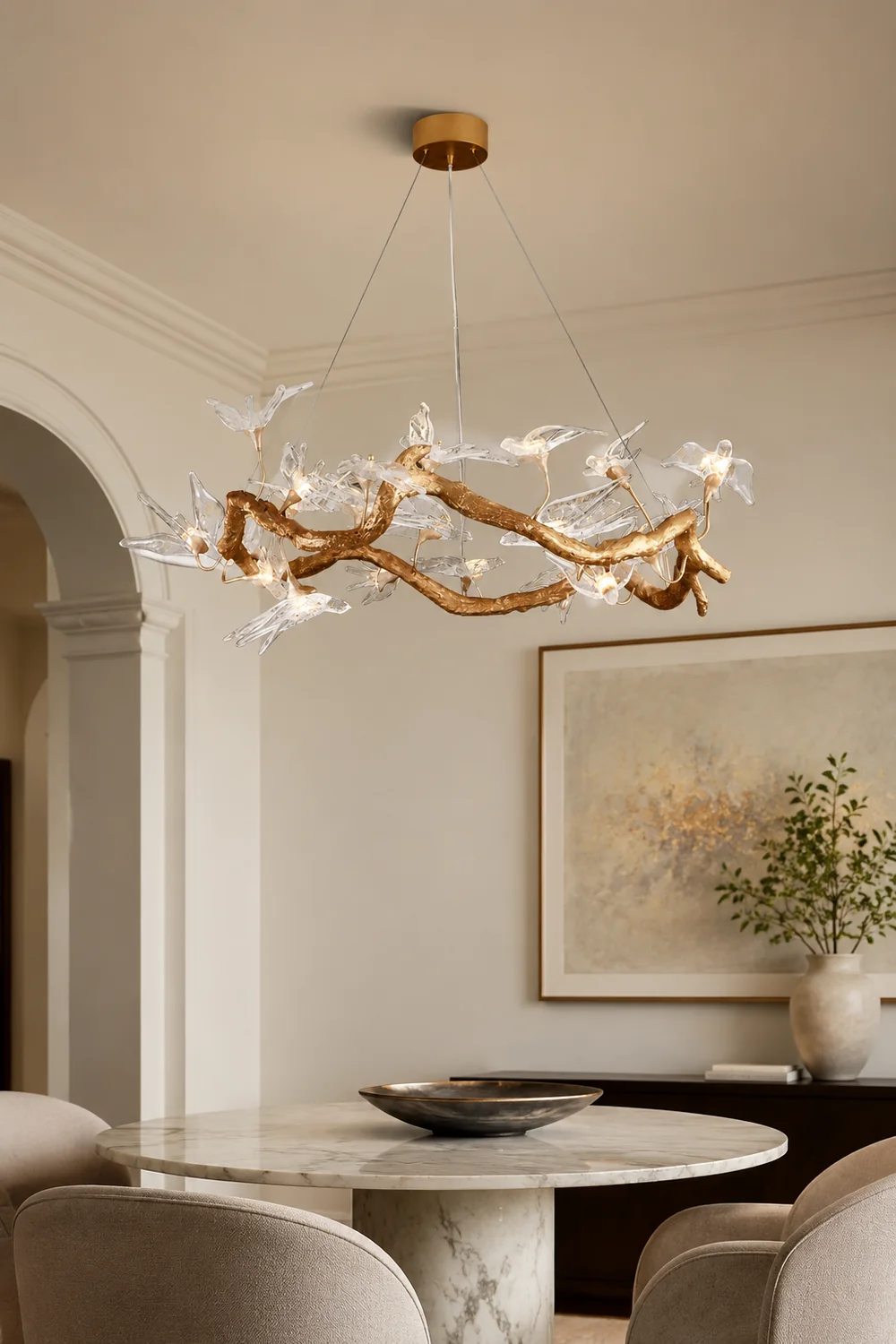 Swallow Chandelier - Lumpaz