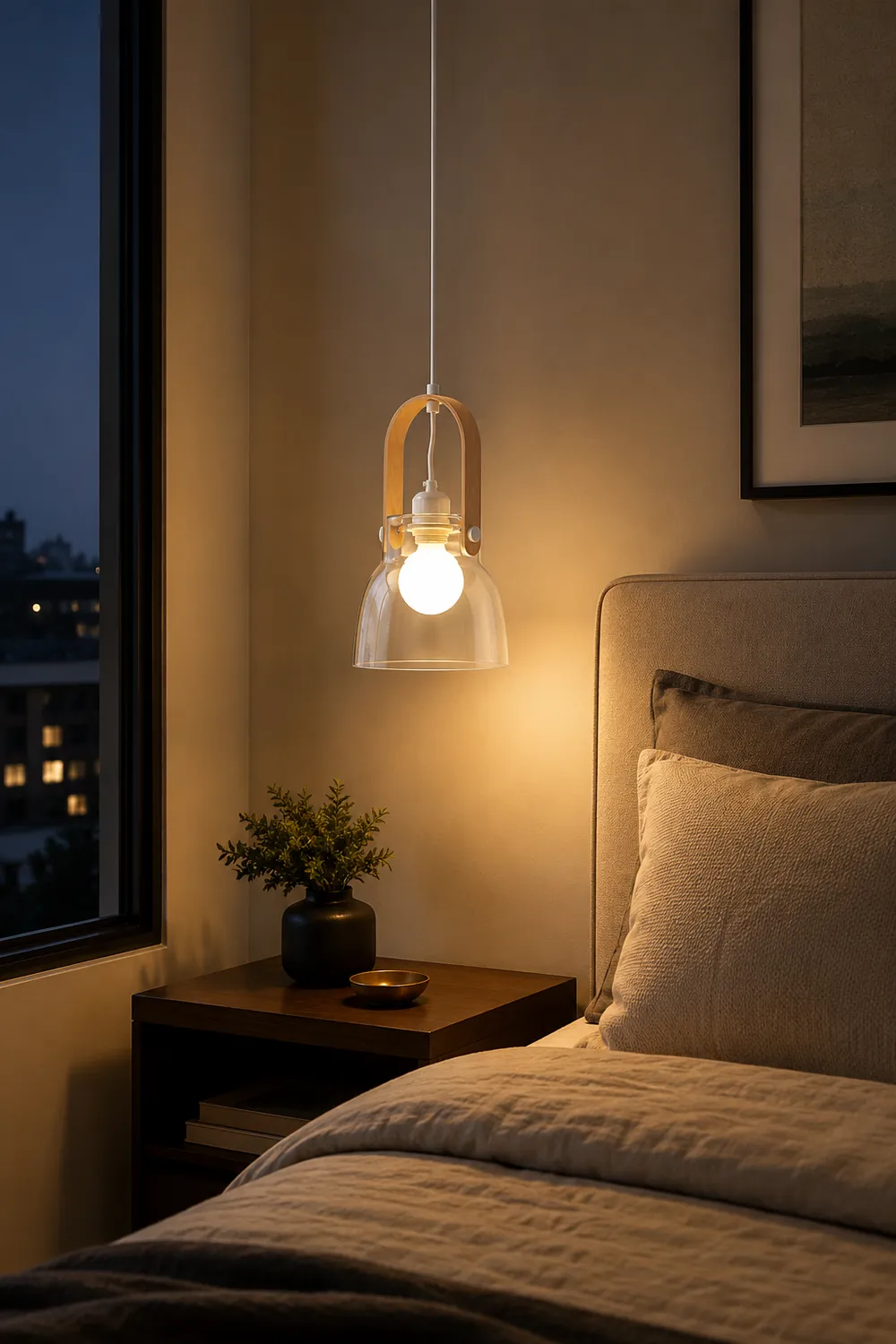 Skandi Glass Pendant Lamp - Lumpaz