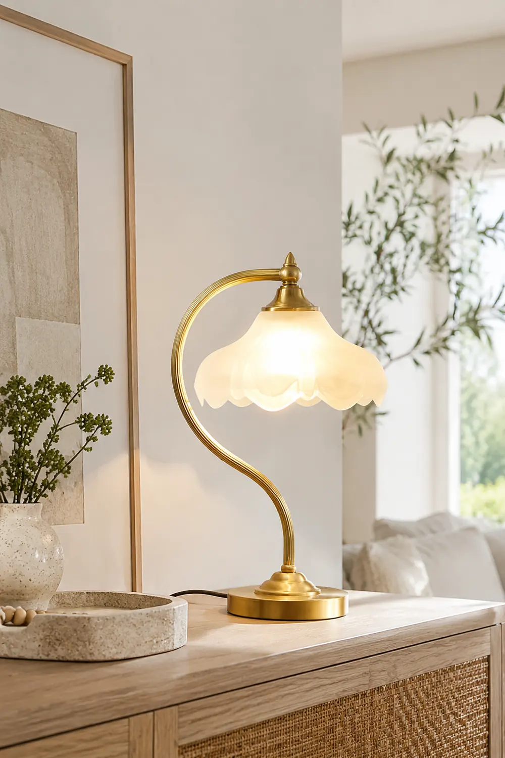 Magnolya Flower Table Lamp - Lumpaz