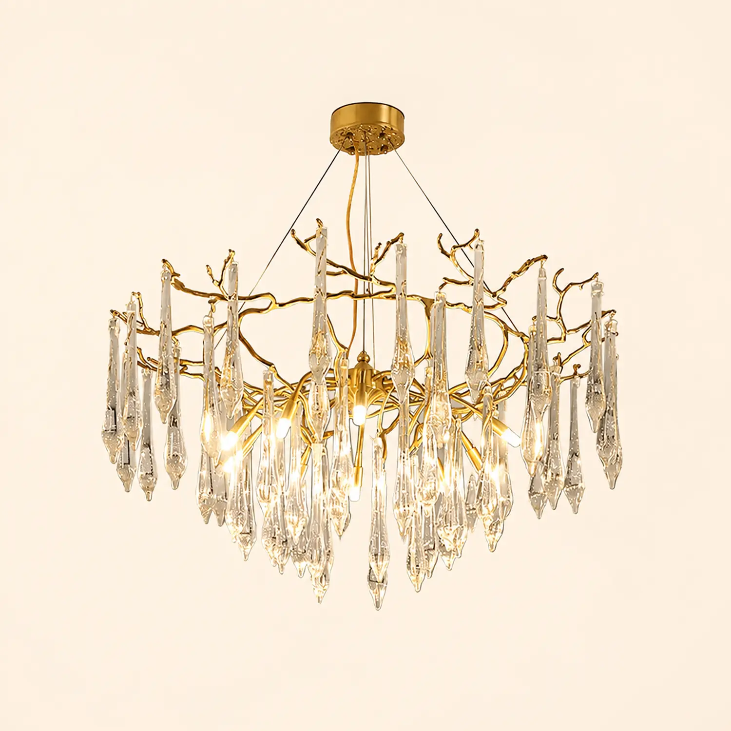Branchs Brass Chandelier - Lumpaz