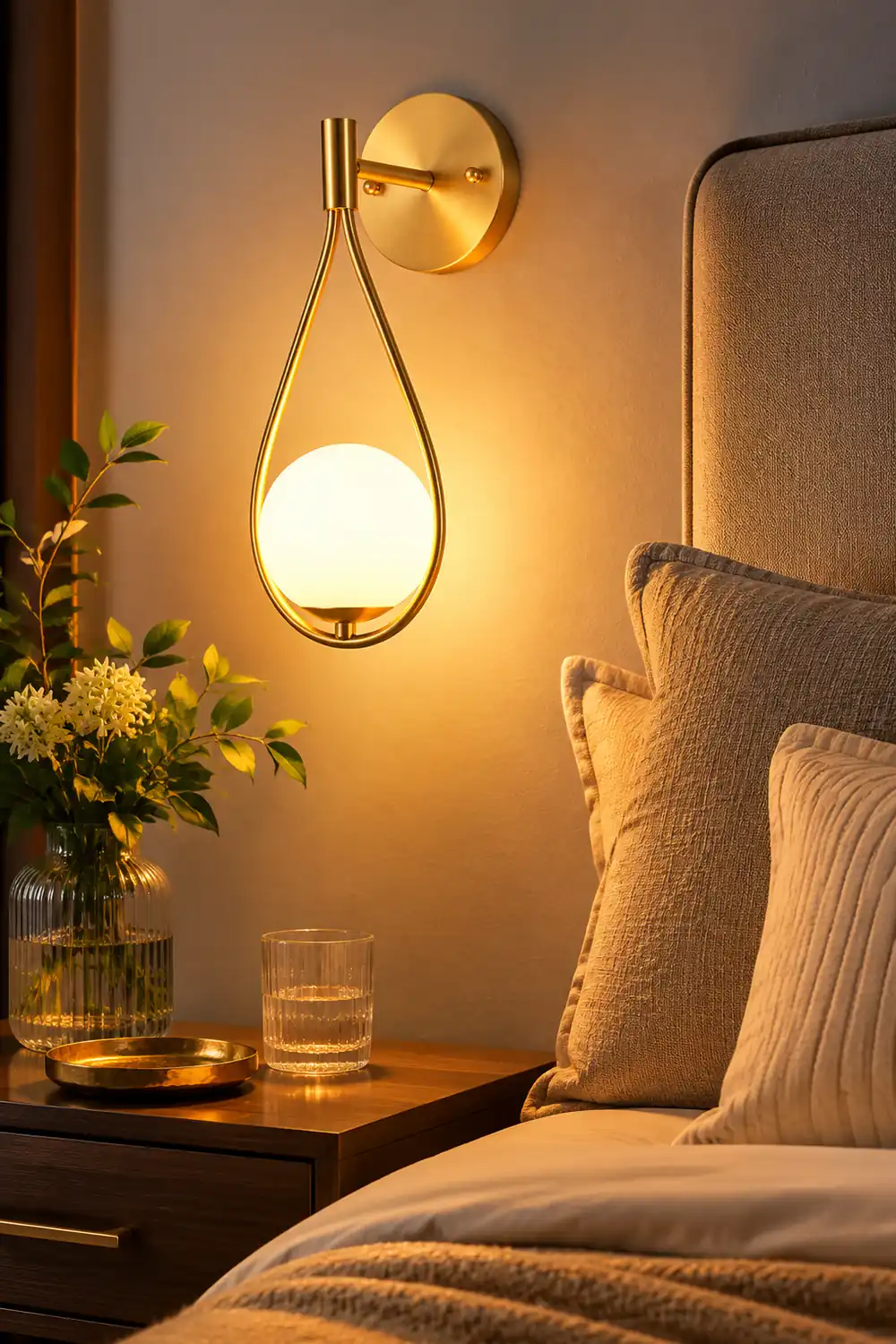 Brass Vanity Wall Lamp - Lumpaz