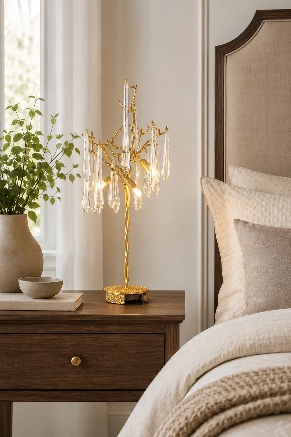 Aqua Willow Table Lamp - Lumpaz