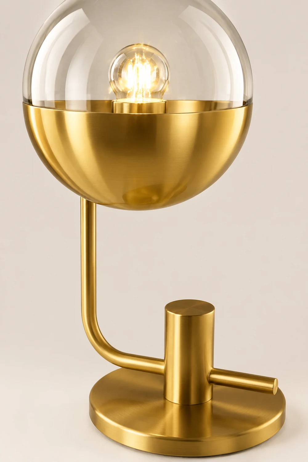 Brass Globular Table Lamp - Lumpaz