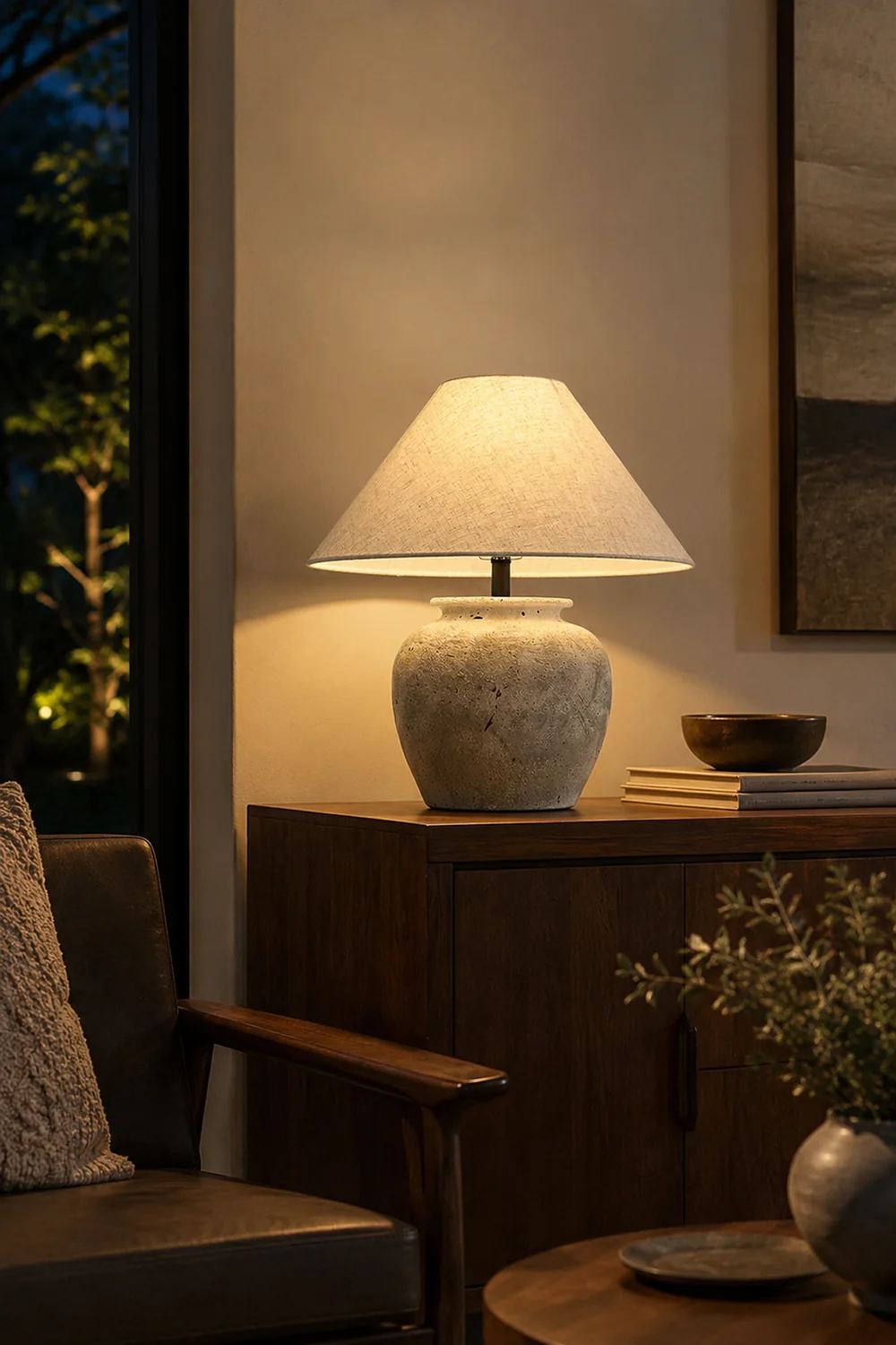 Houa Ceramic Table Lamp - Lumpaz