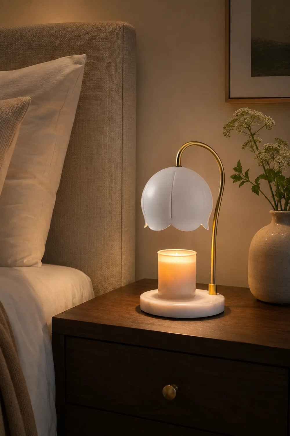 Flower Candle Warmer Lamp - Lumpaz