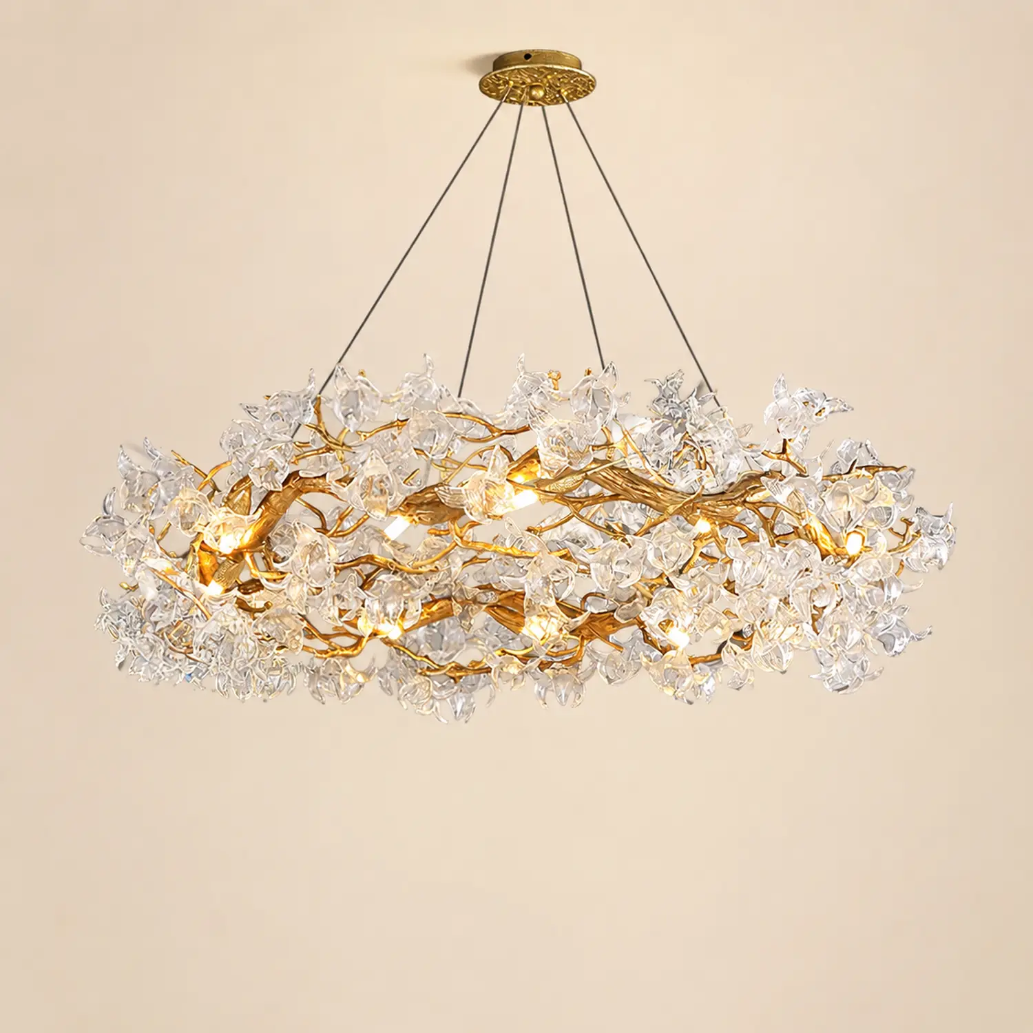 Hibiscus Flower Chandelier - Lumpaz