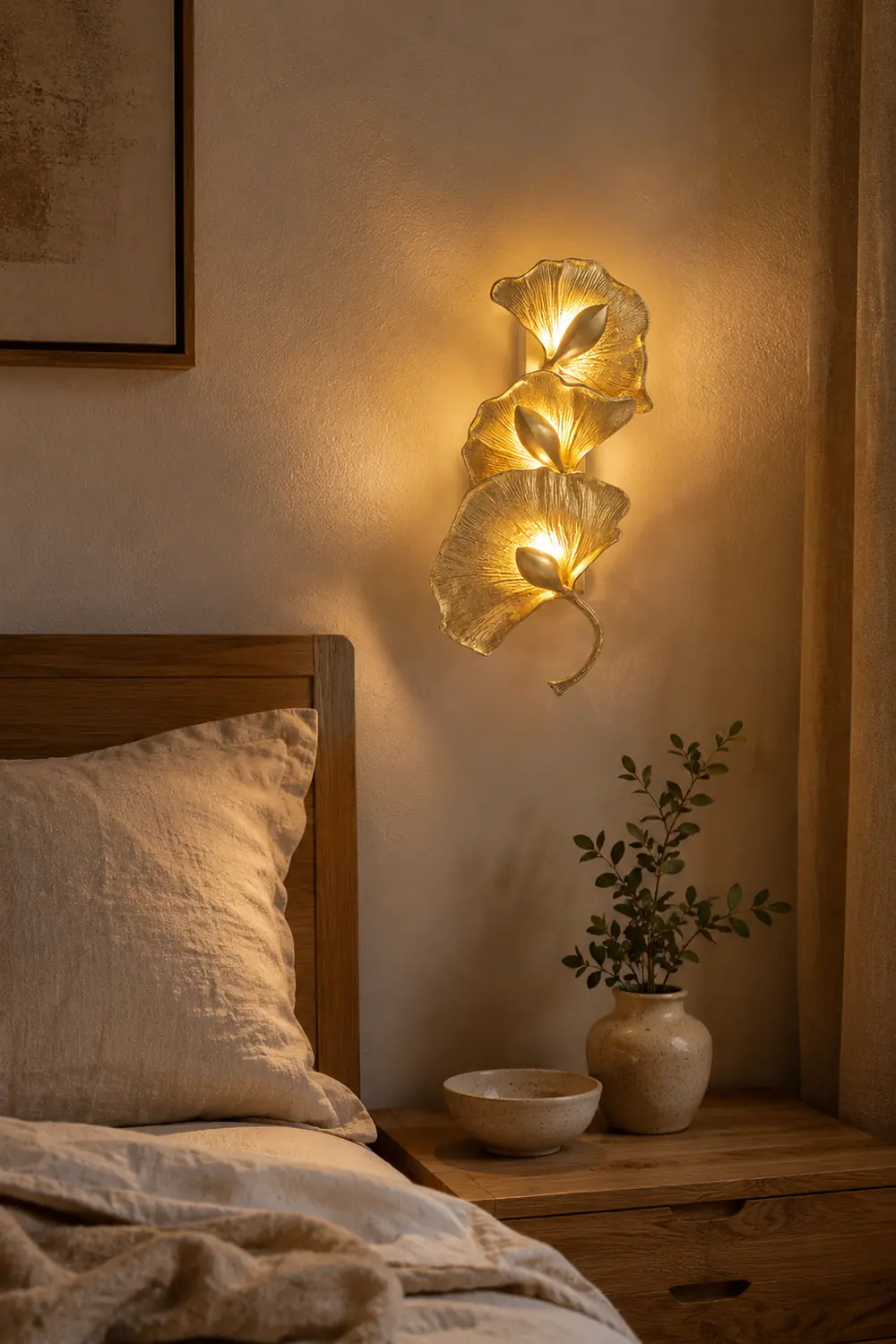 Ginkgo Leaf Wall Lamp - Lumpaz