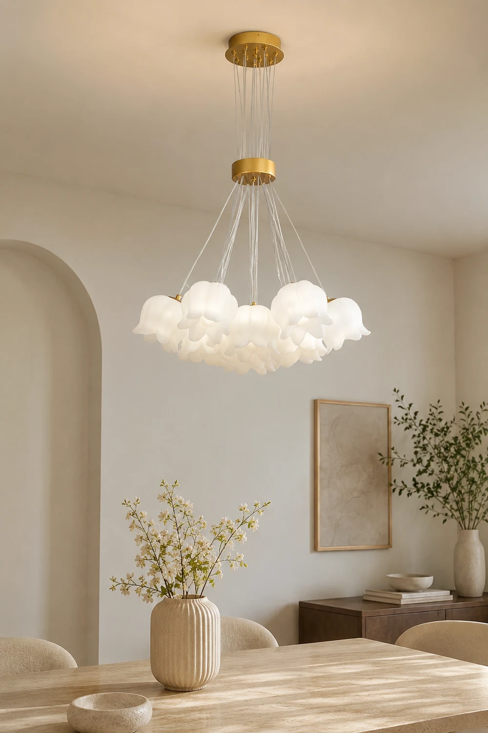 Lily Of The Valley Chandelier - Lumpaz