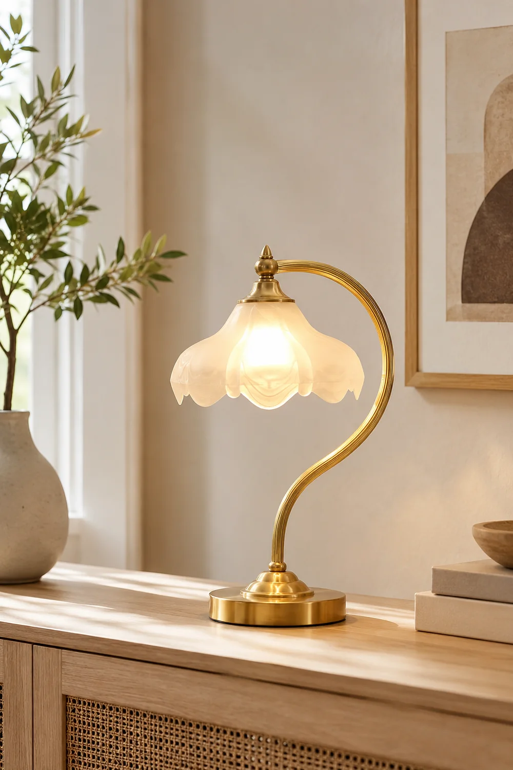 Magnolya Flower Table Lamp - Lumpaz