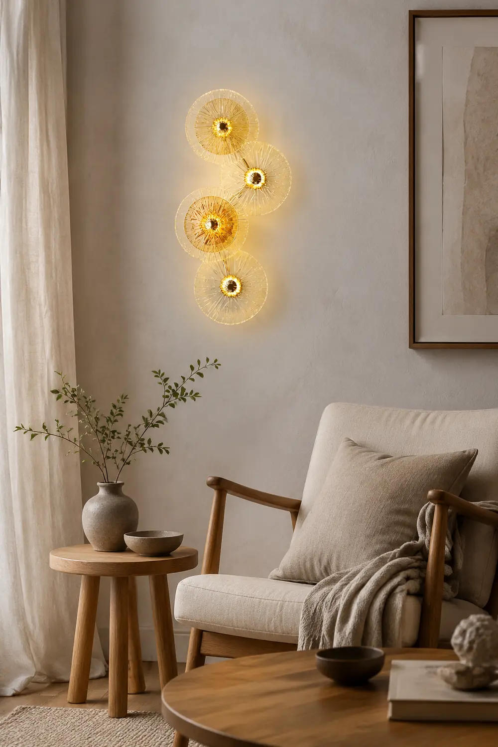 Lotus Leaves Wall Lamp - Lumpaz