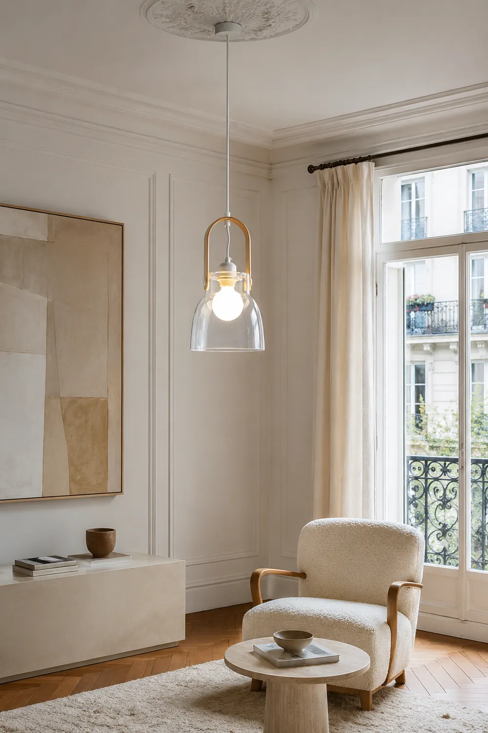 Skandi Glass Pendant Lamp - Lumpaz