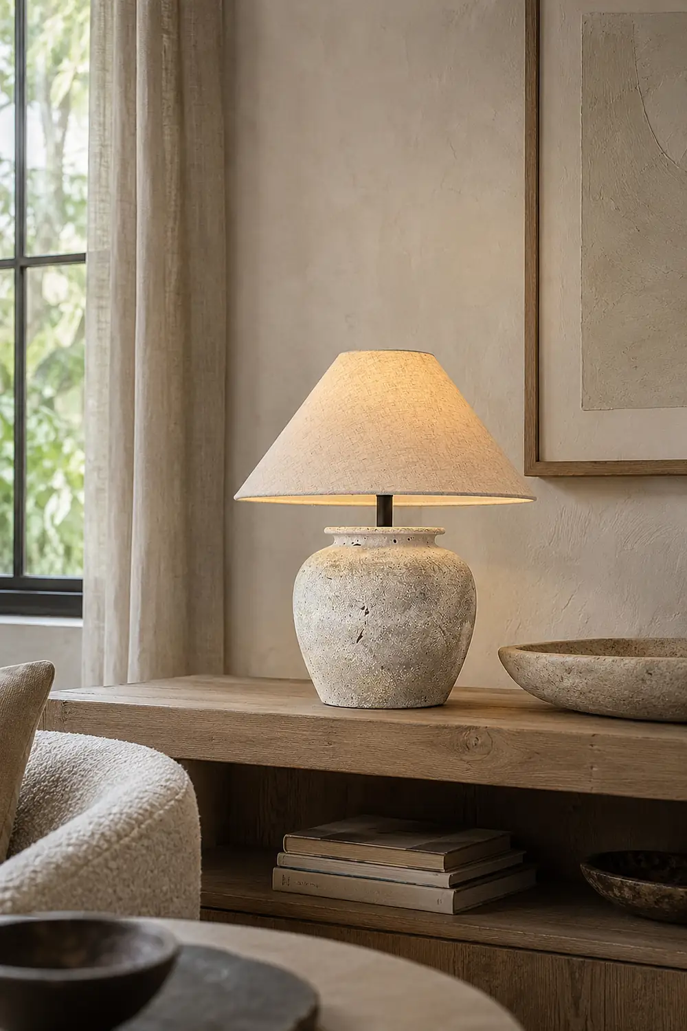 Houa Ceramic Table Lamp - Lumpaz