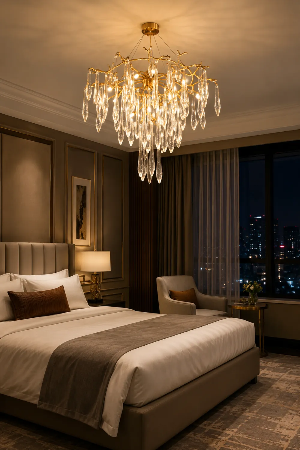 Icicle Crystal Chandelier - Lumpaz