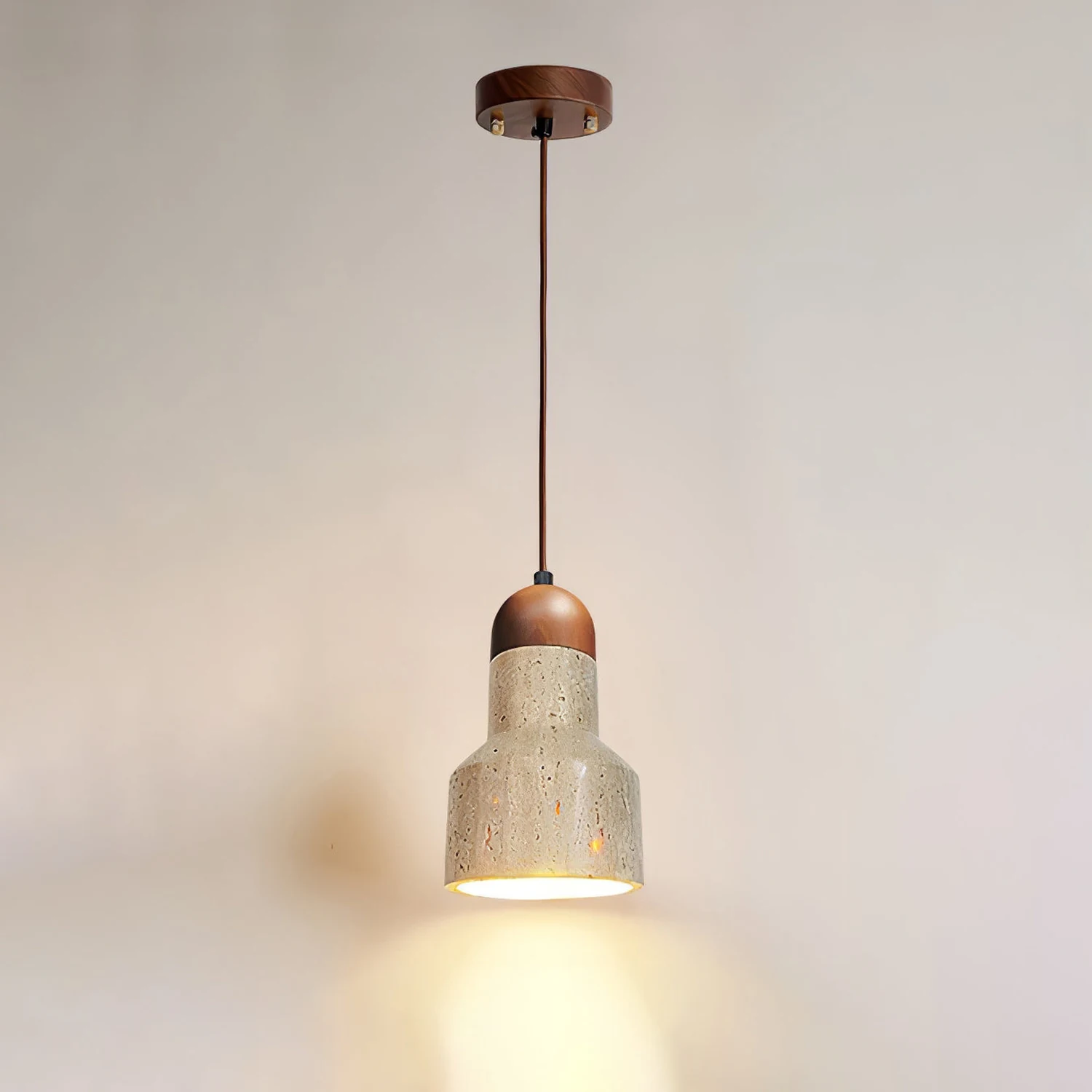 Travertine Pendant Lamp - Lumpaz