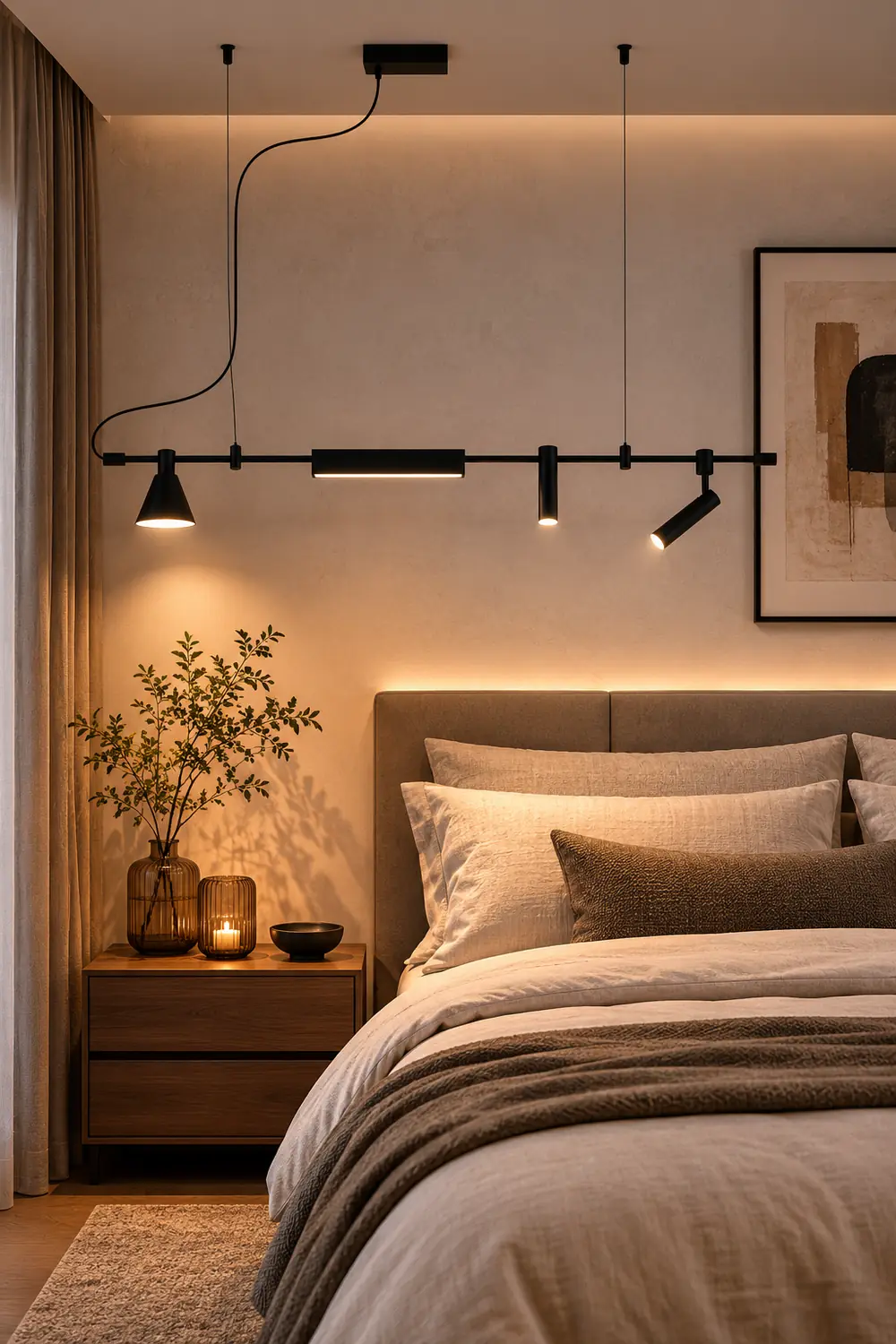 Horizontal Linear LED Pendant Lamp - Lumpaz