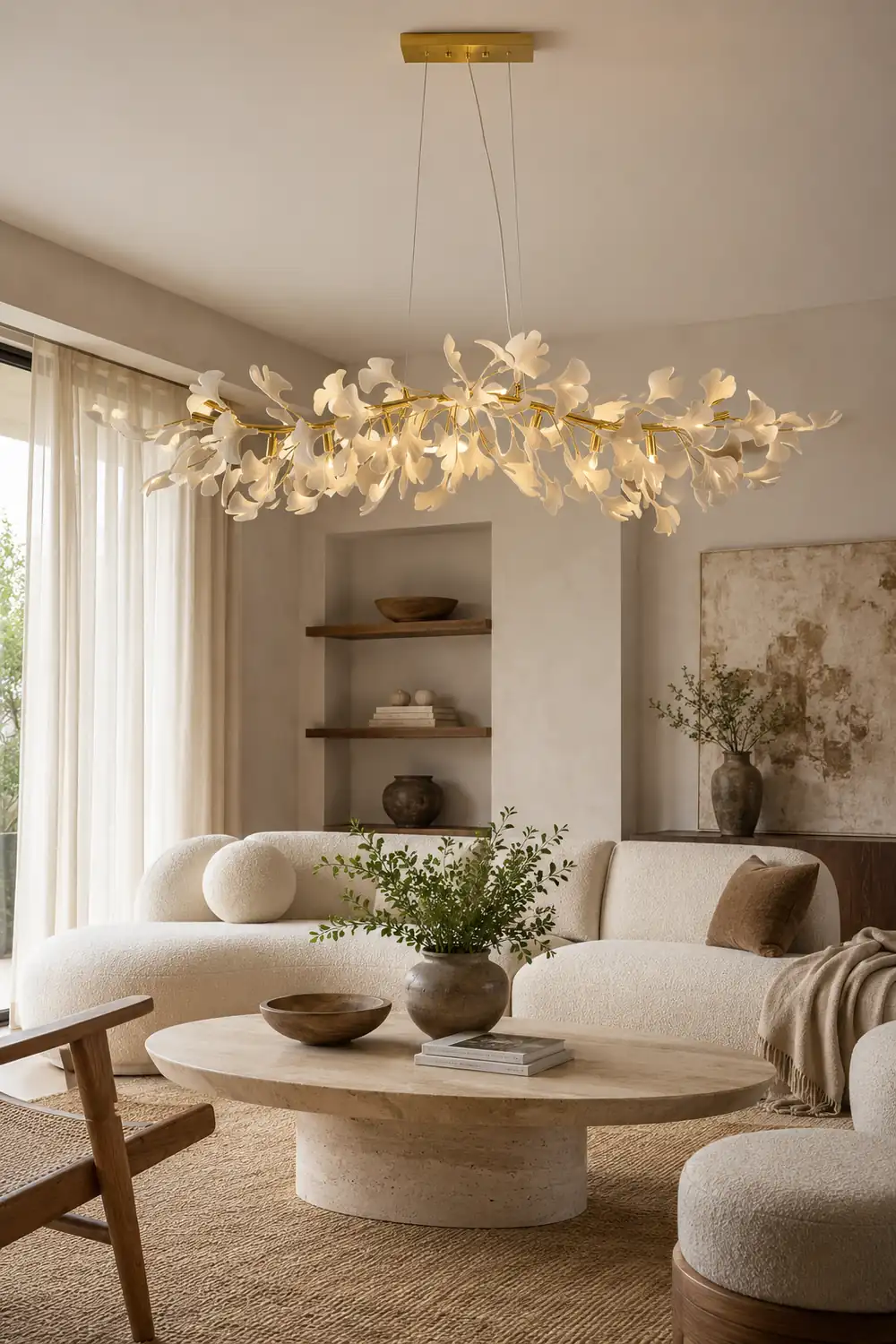 Gingko Chandelier D - Lumpaz
