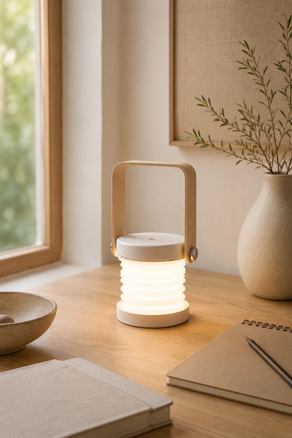 Portable Lantern Table Lamp - Lumpaz
