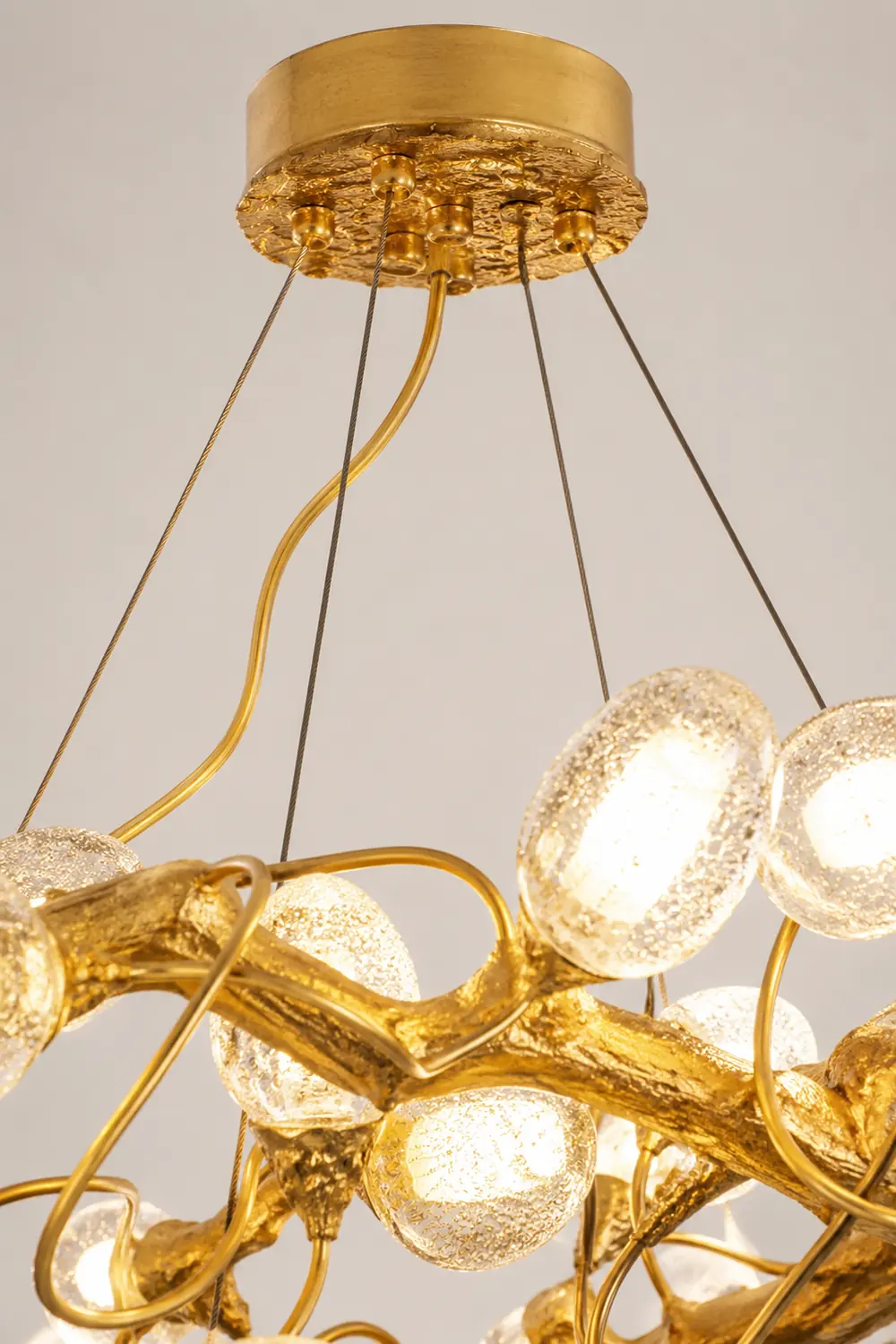 Lotus Brass Chandeliers - Lumpaz
