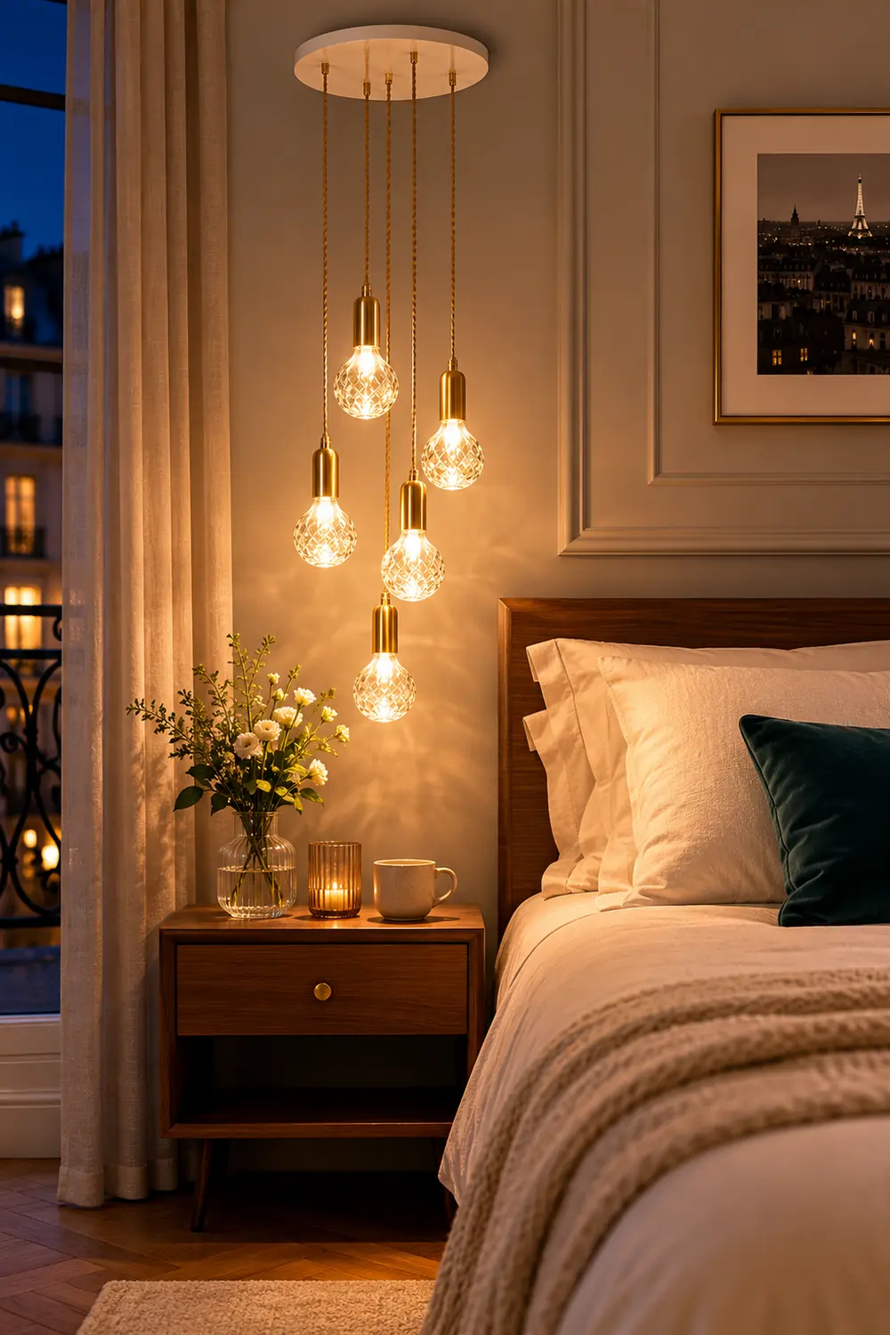 Crystal Bulb Pendant Light - Lumpaz