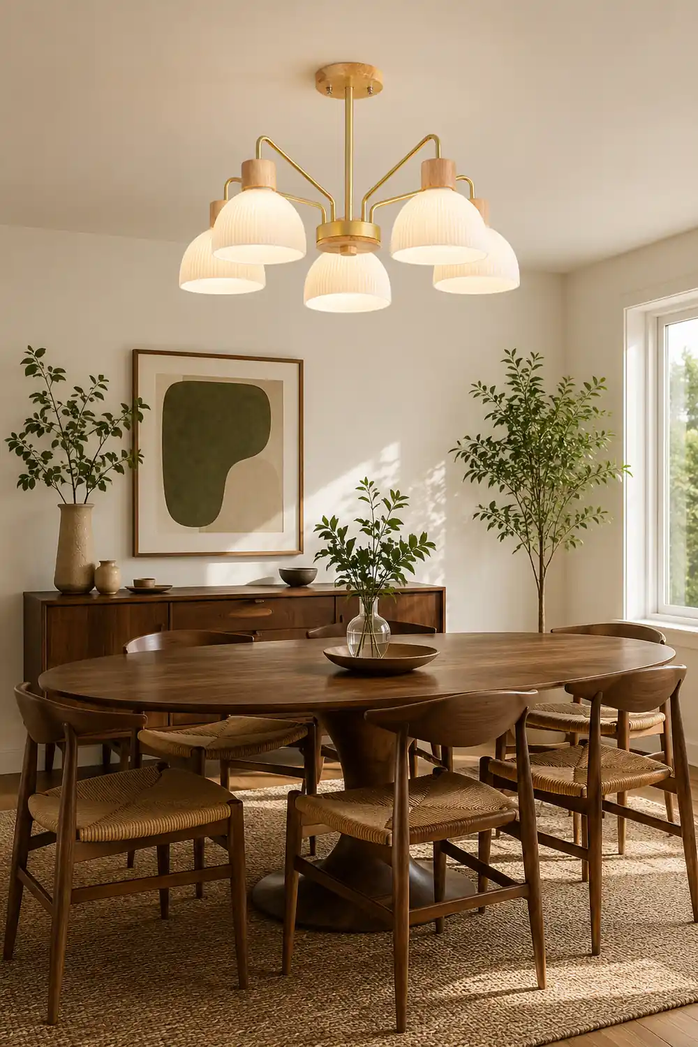 Ribbed Chandelier - Lumpaz