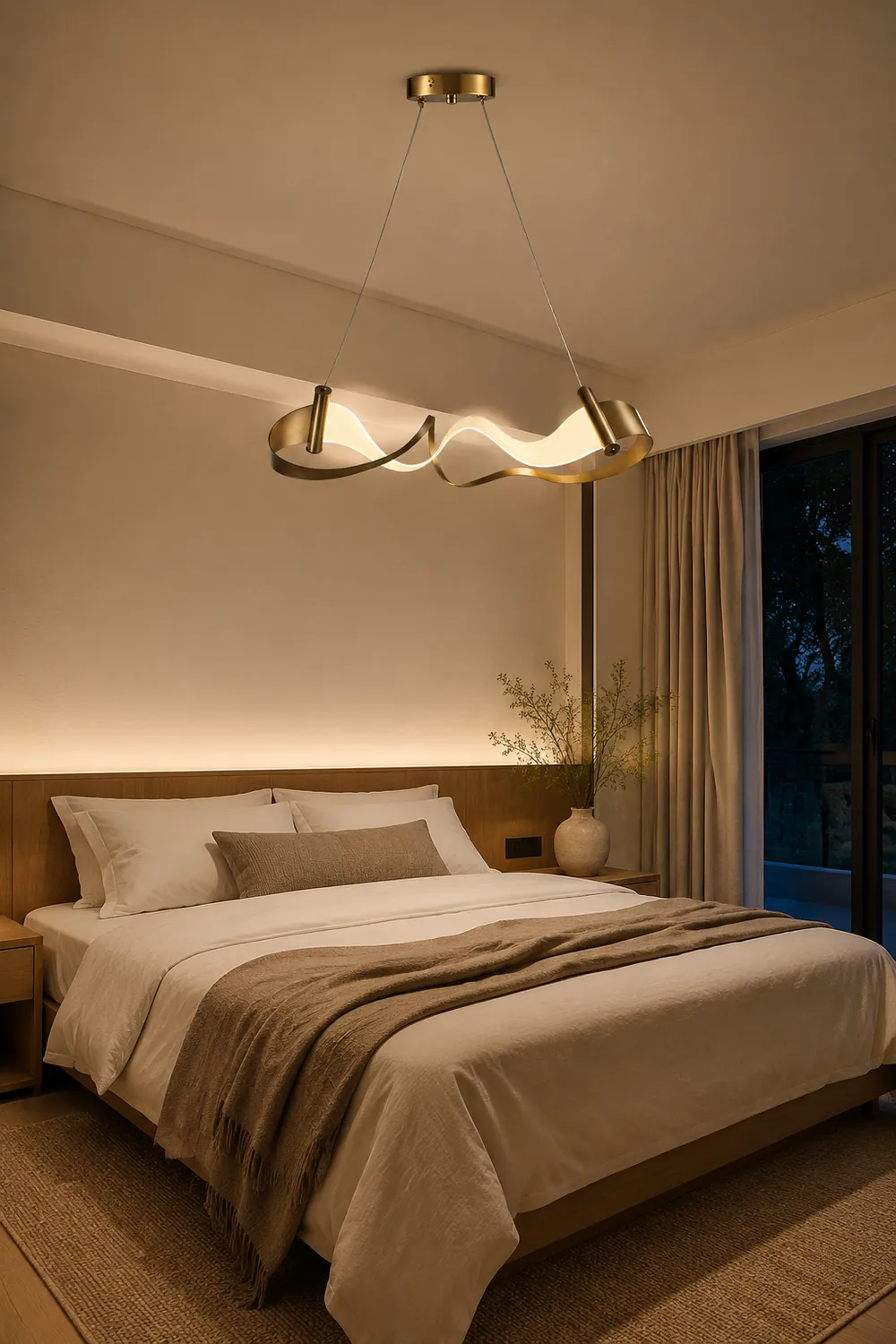 Zephyr LED Linear Chandelier - Lumpaz
