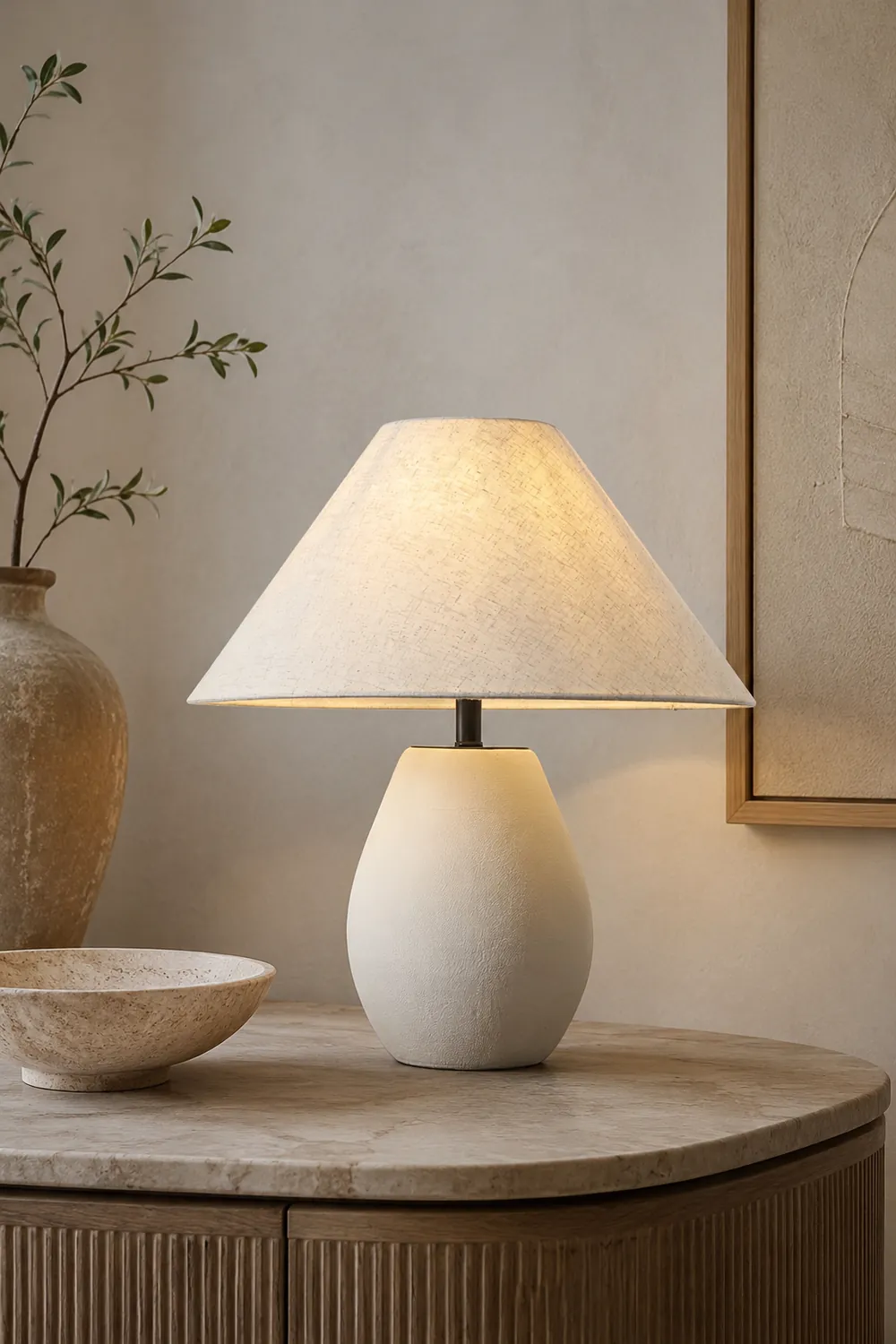 Scatchard Ceramic Table Lamp - Lumpaz