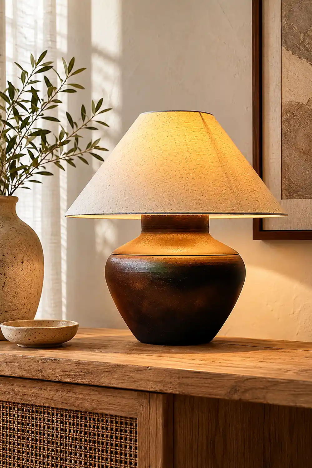 Calabria Ceramic Table Lamp - Lumpaz