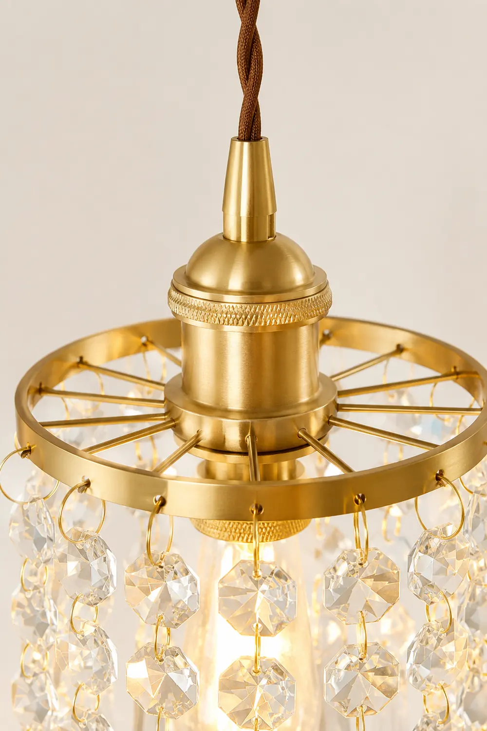 Vintage Crystal Pendant Lamp - Lumpaz