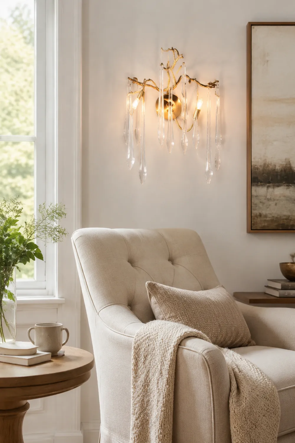 Aqua Salix Wall Lamp - Lumpaz