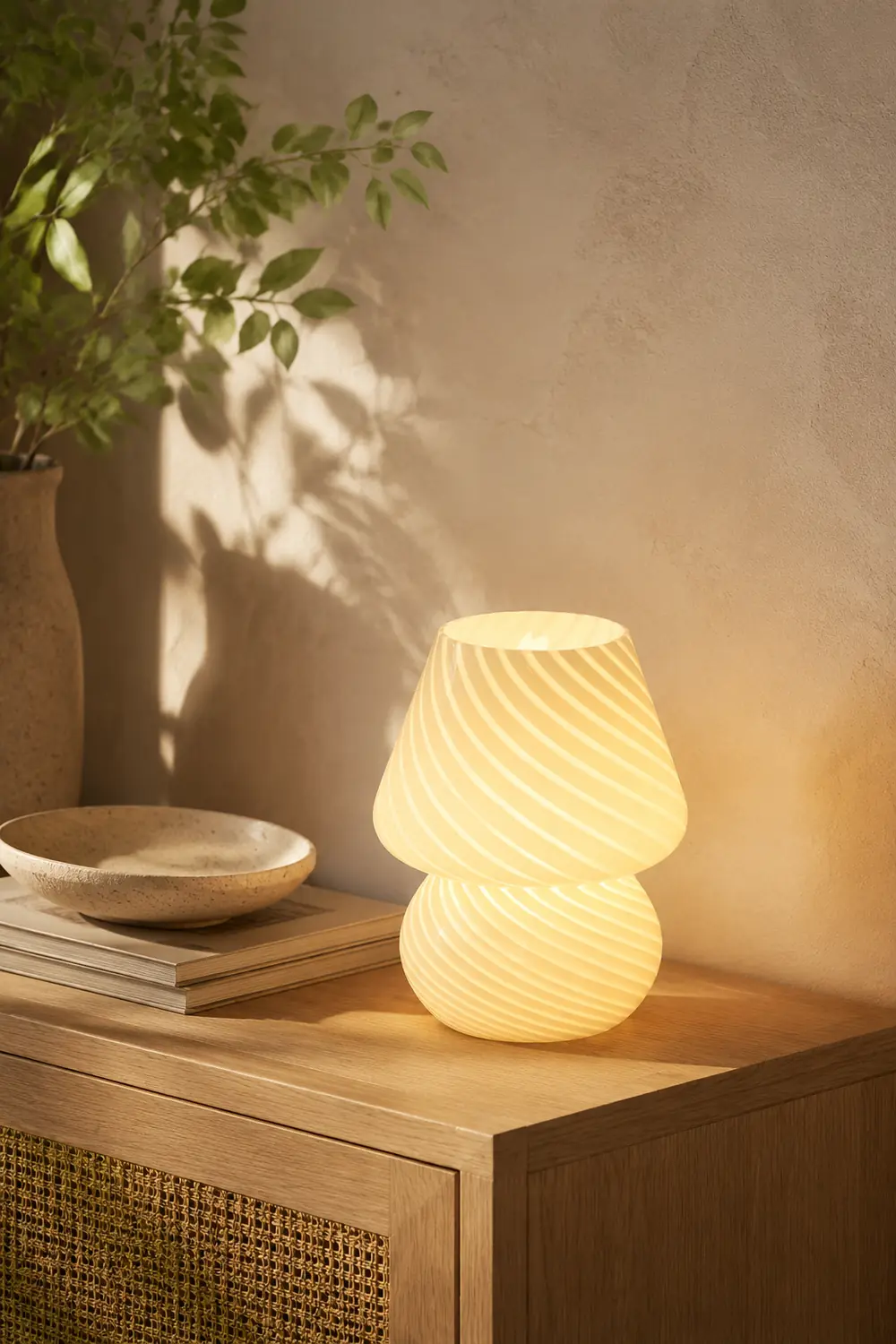 Ansel Glass Table Lamp - Lumpaz