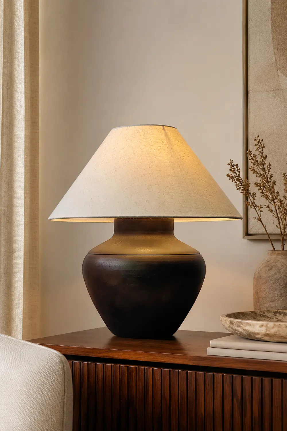 Calabria Ceramic Table Lamp - Lumpaz