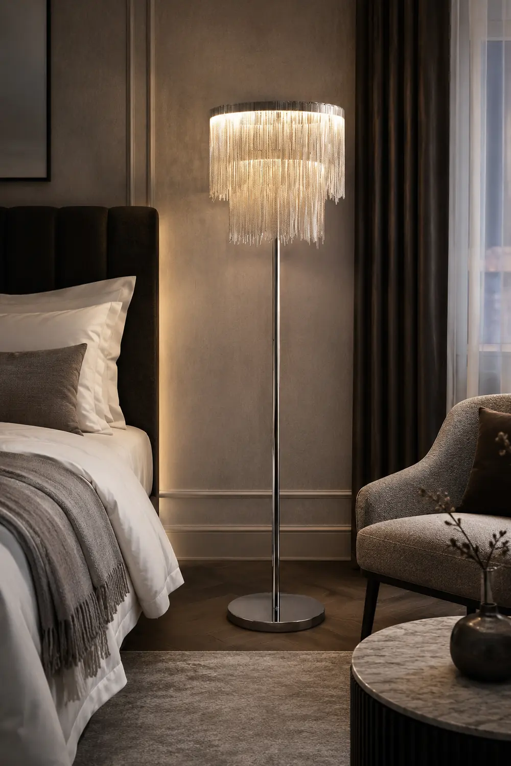 Cadena Tassel Floor Lamp - Lumpaz