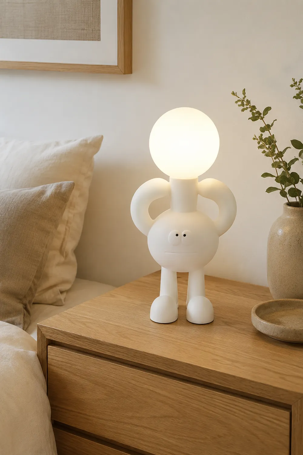 Resin Robot Table Lamp - Lumpaz