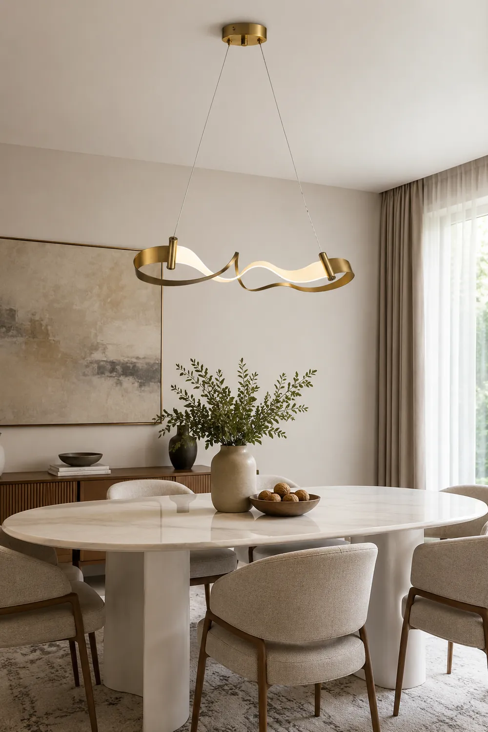 Zephyr LED Linear Chandelier - Lumpaz