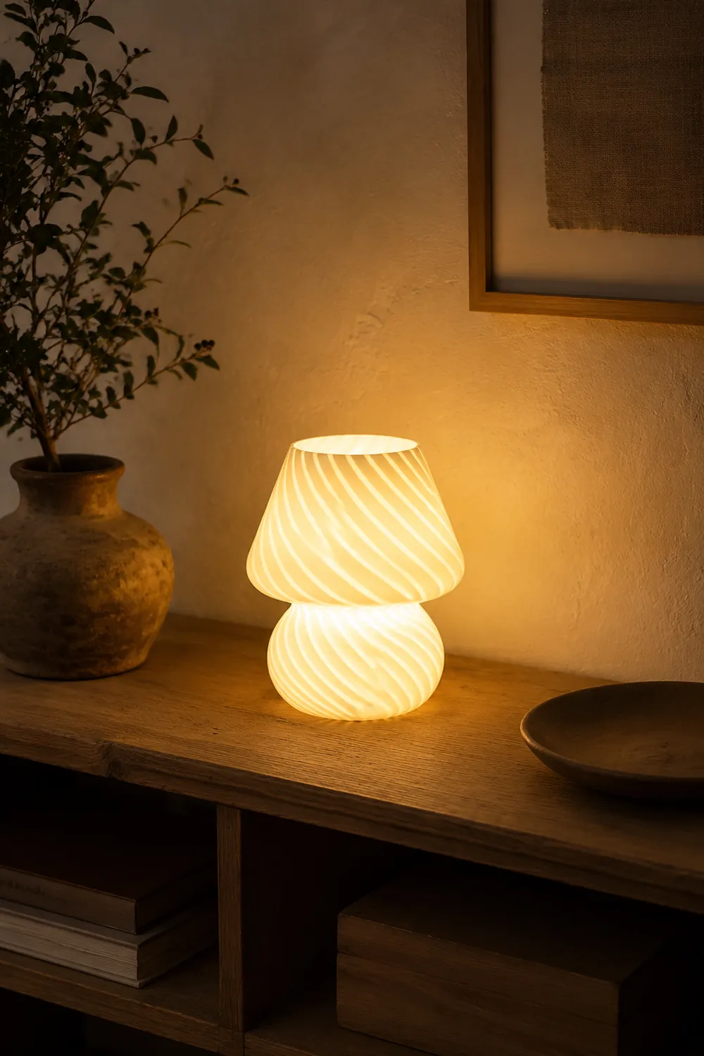 Ansel Glass Table Lamp - Lumpaz