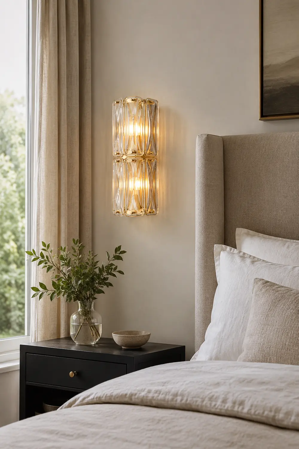 Triangular Glass Wall Light - Lumpaz