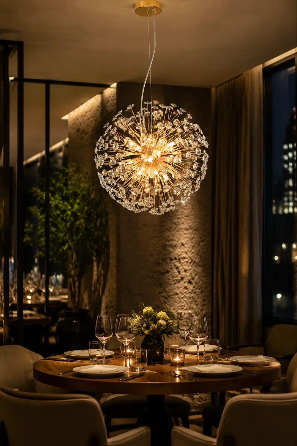 Crystal Dandelion Chandelier - Lumpaz