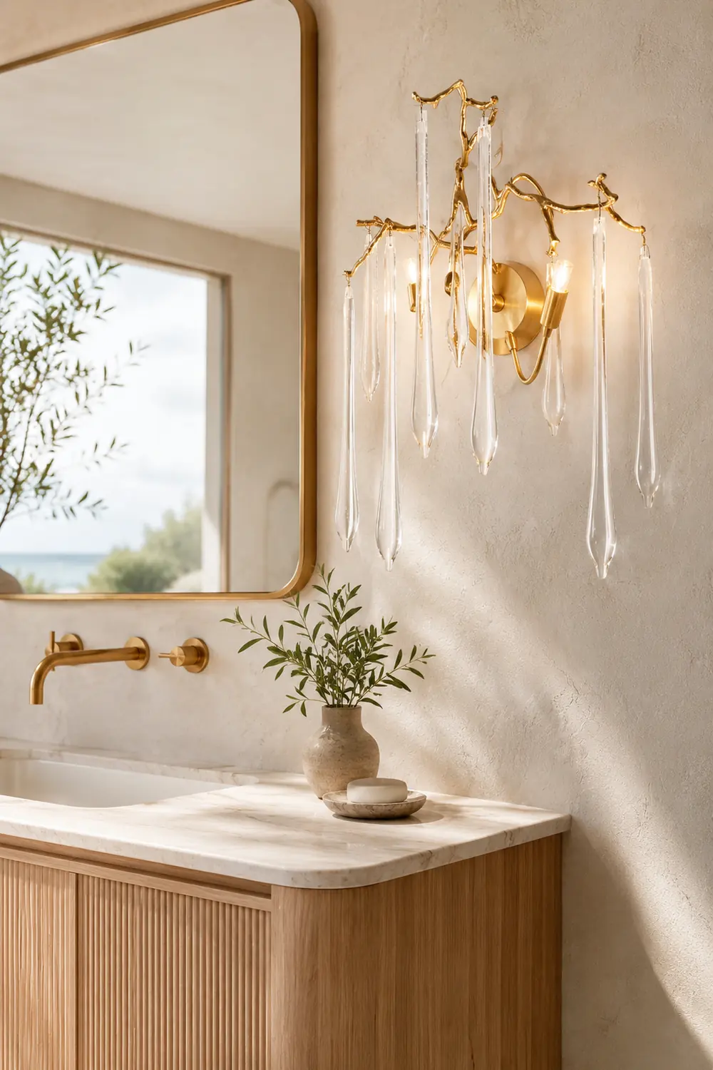 Aqua Salix Wall Lamp - Lumpaz