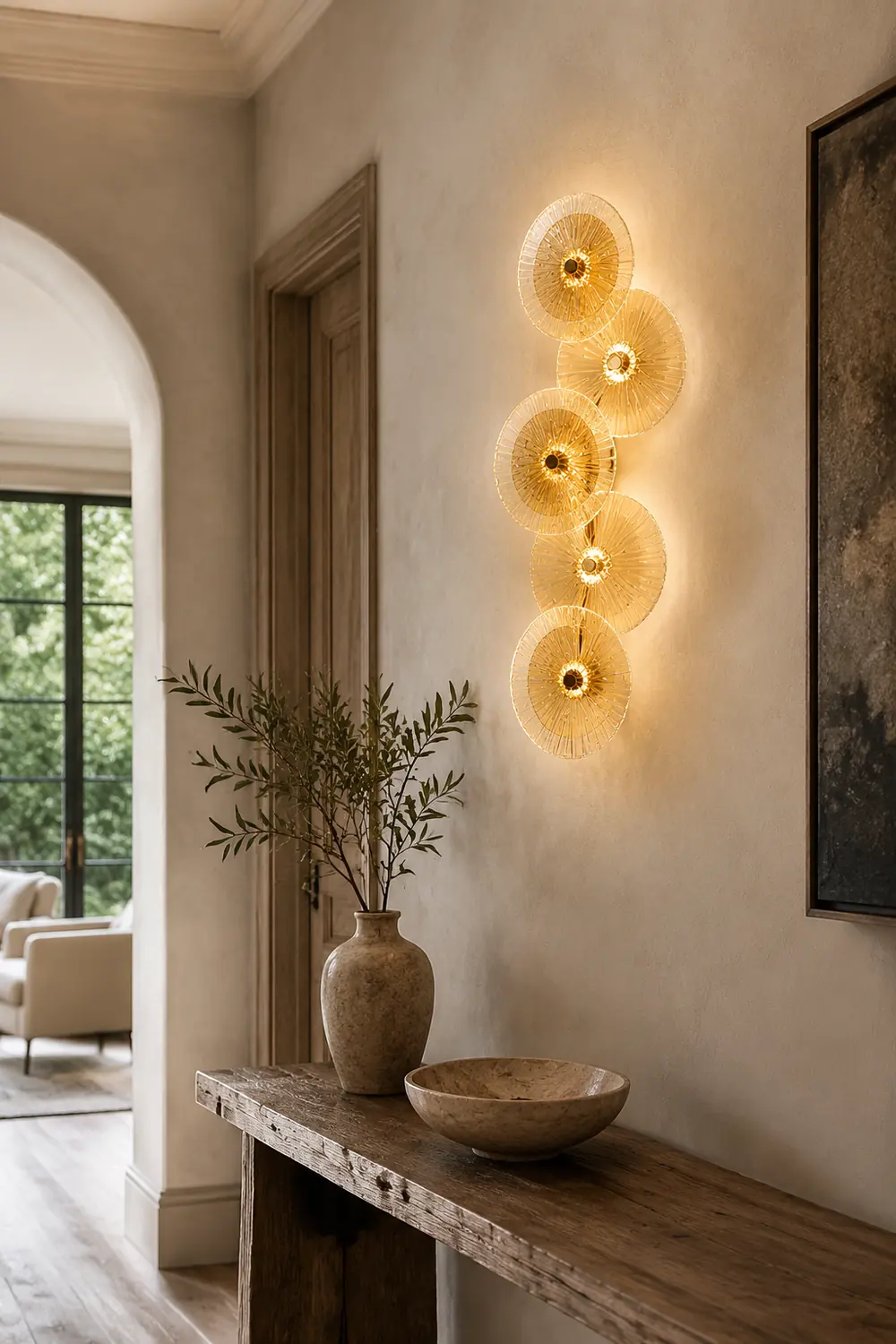 Lotus Leaves Wall Lamp - Lumpaz