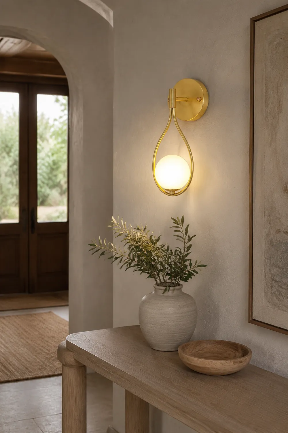 Brass Vanity Wall Lamp - Lumpaz