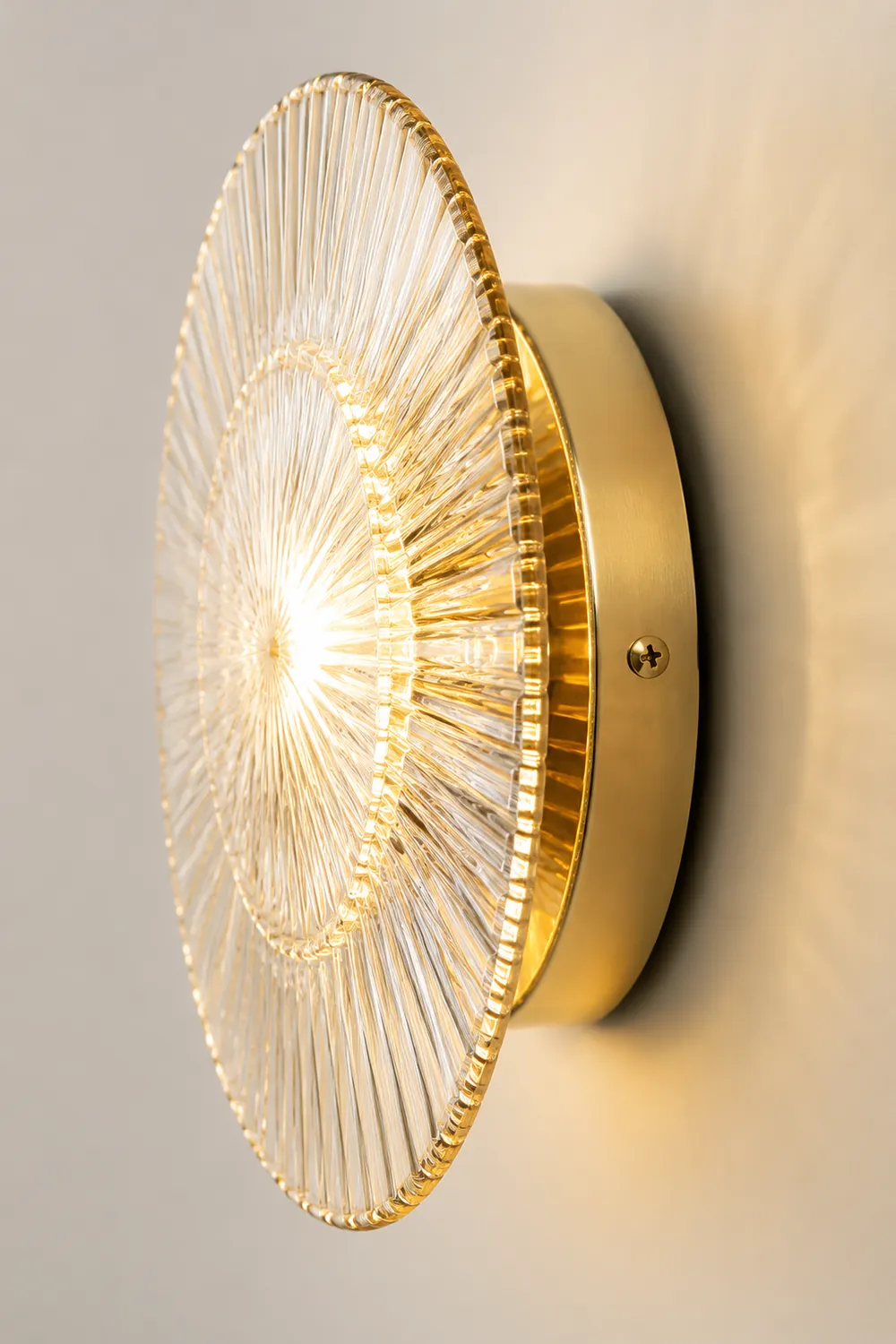 Round Crystal Wall Lamp - Lumpaz