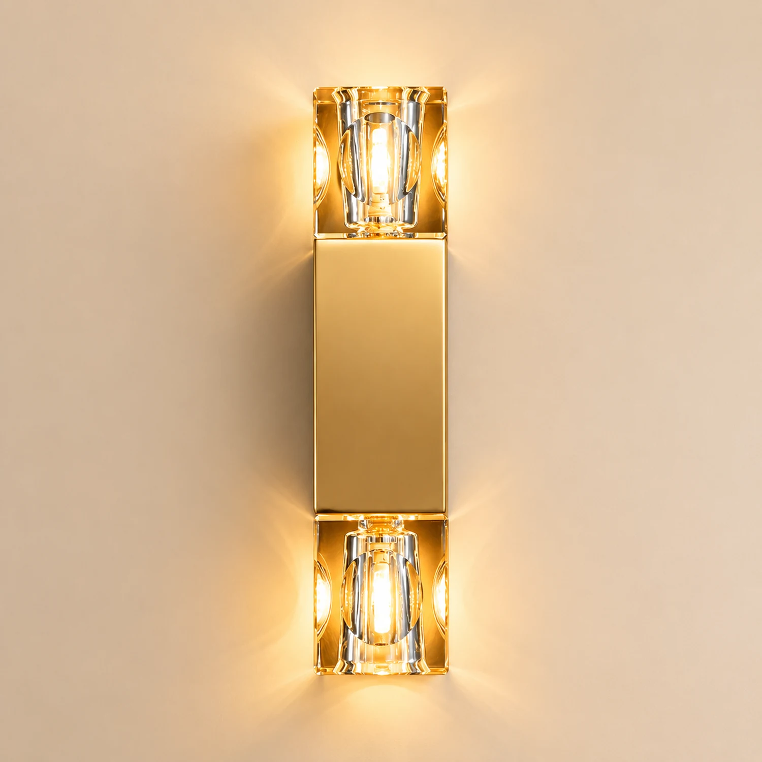 Rectangle Crystal Wall Lamp - Lumpaz