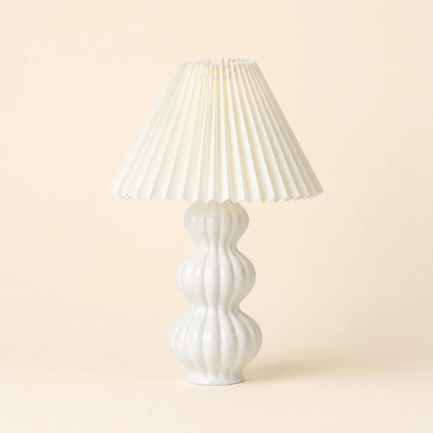 Luna Pleated Table Lamp - Lumpaz