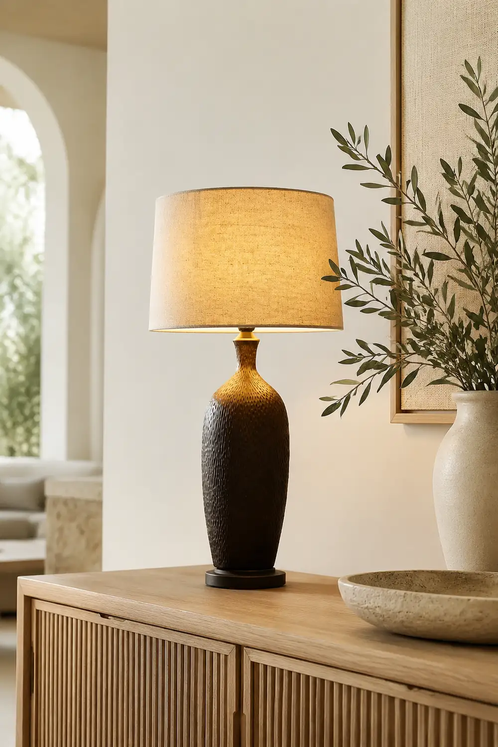 Norderney Ceramic Table Lamp - Lumpaz