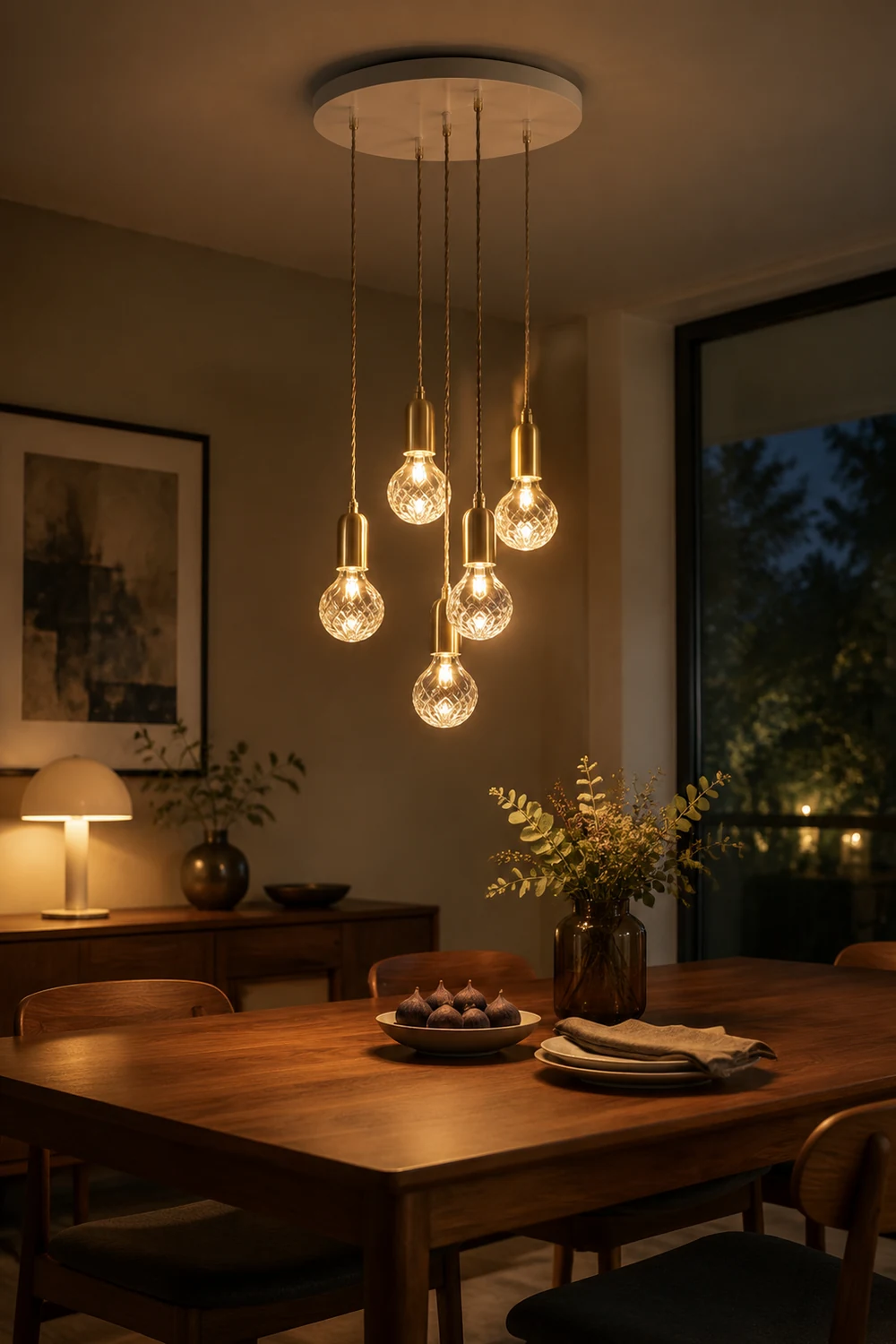 Crystal Bulb Pendant Light - Lumpaz