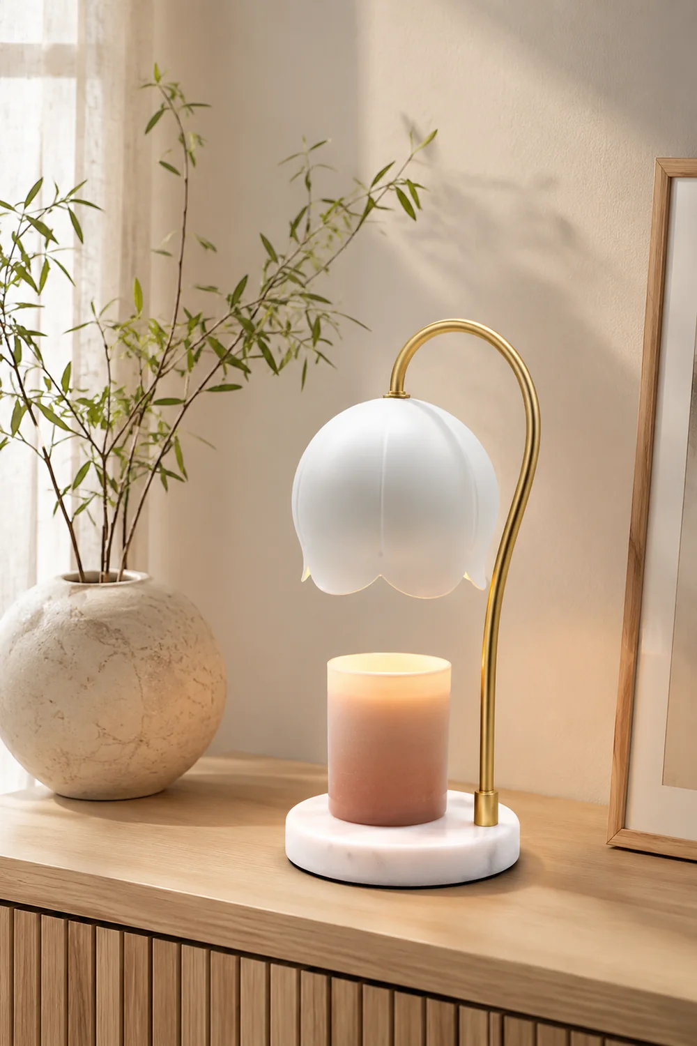 Flower Candle Warmer Lamp - Lumpaz