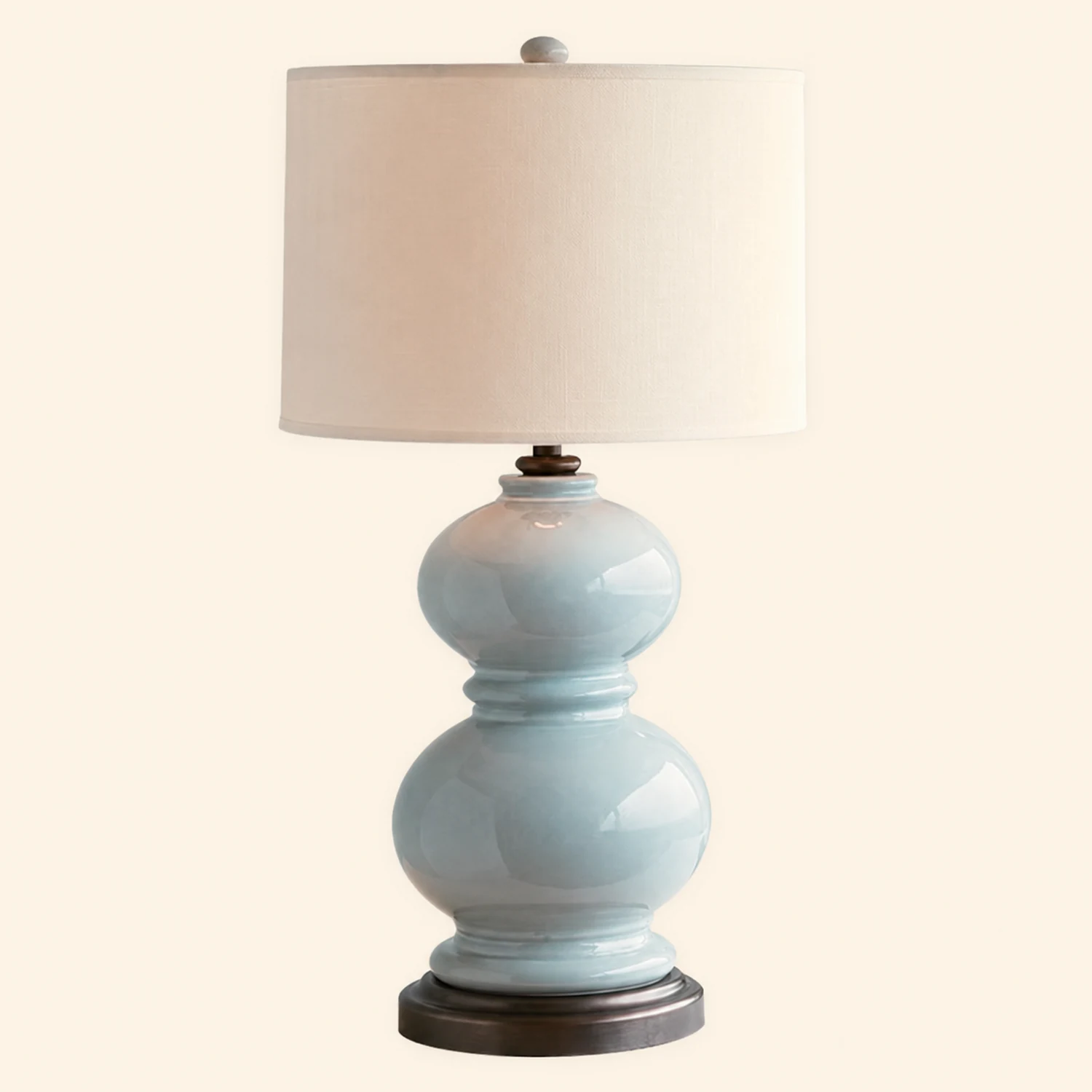 Ceramic Gourd Table Lamp - Lumpaz