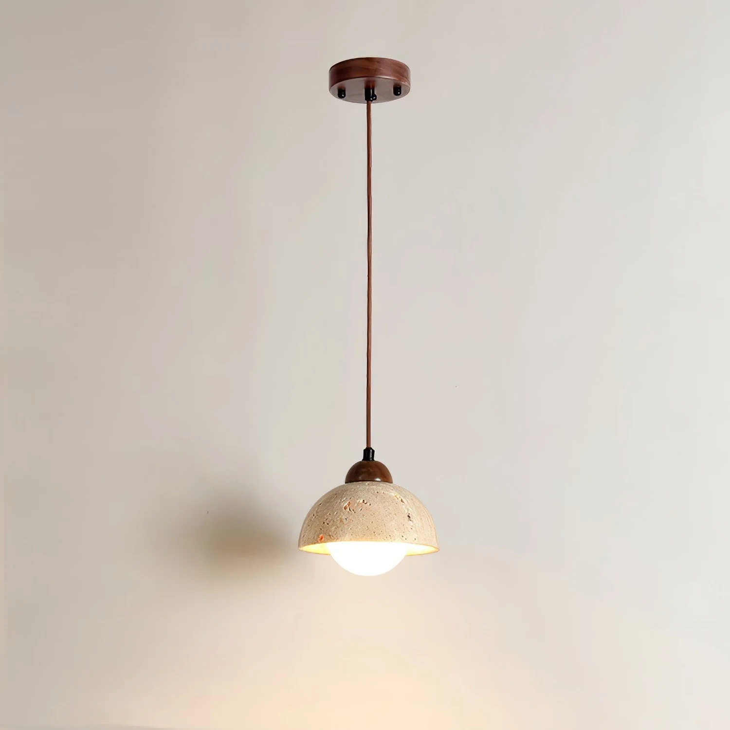 Travertine Pendant Lamp - Lumpaz