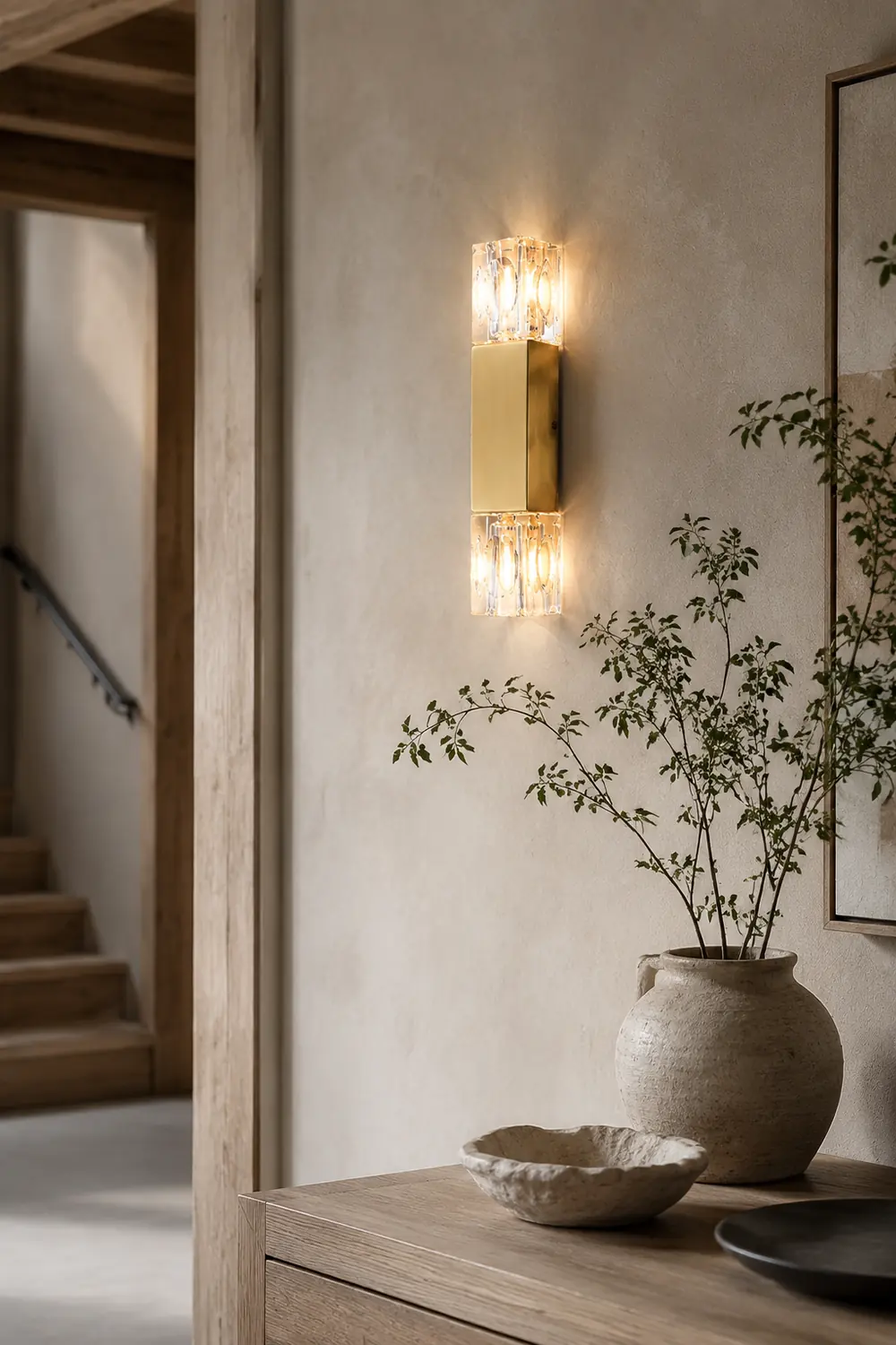 Rectangle Crystal Wall Lamp - Lumpaz