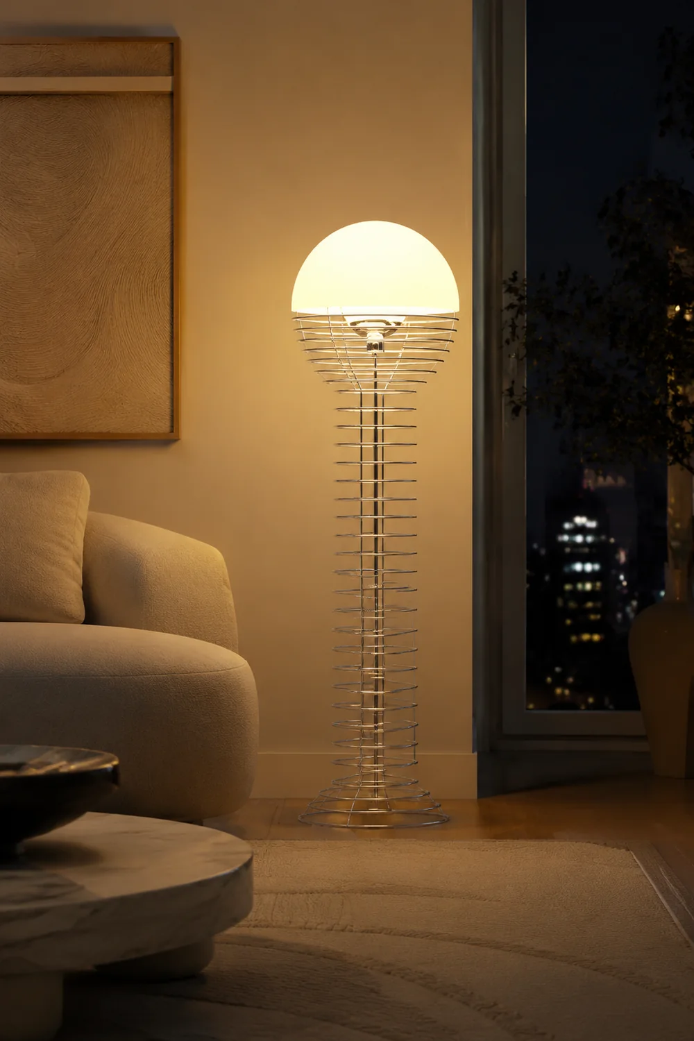 Wire Floor Lamp - Lumpaz